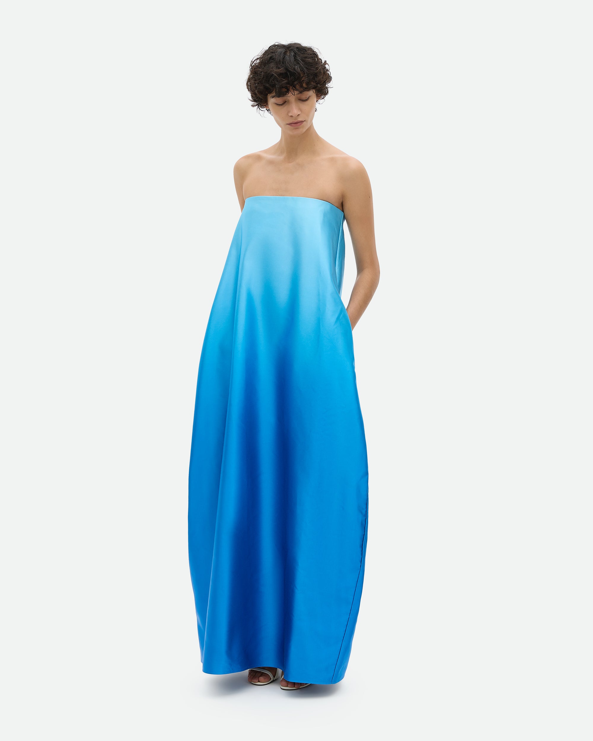 Entourage Gown - Cerulean Ombré