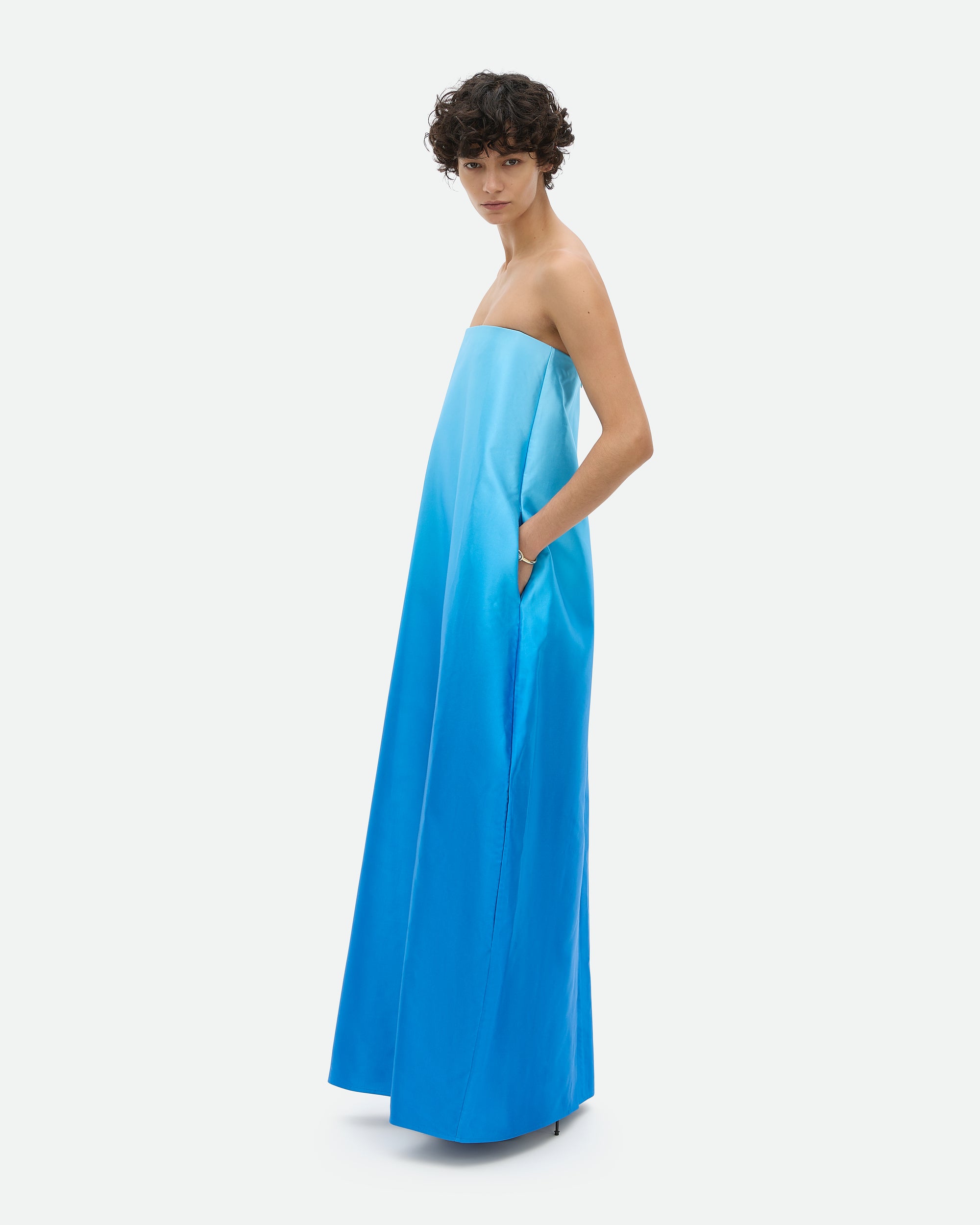 Entourage Gown - Cerulean Ombré